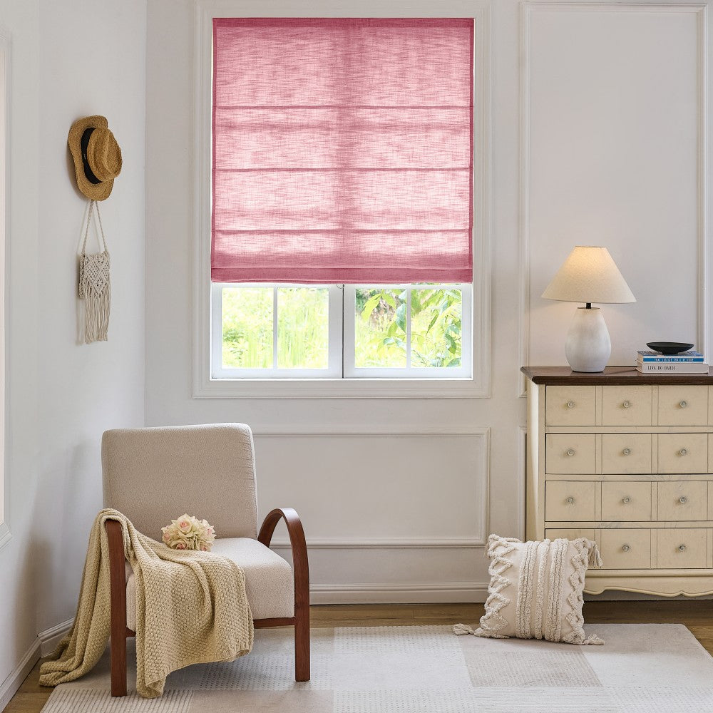 Sara Linen Roman Shade