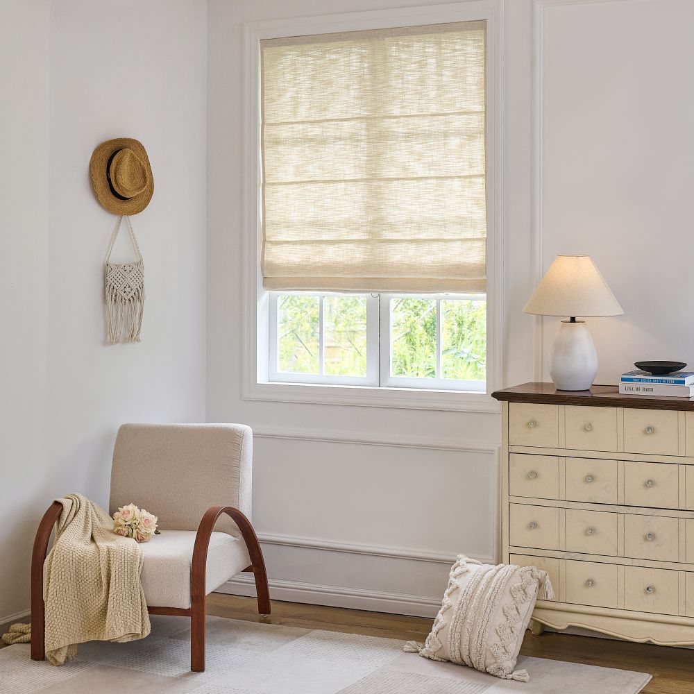 Sara Linen Roman Shade
