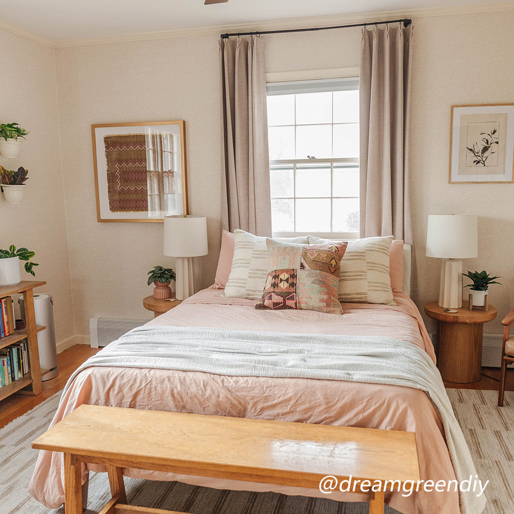 Sara Solid Linen Blend Curtains