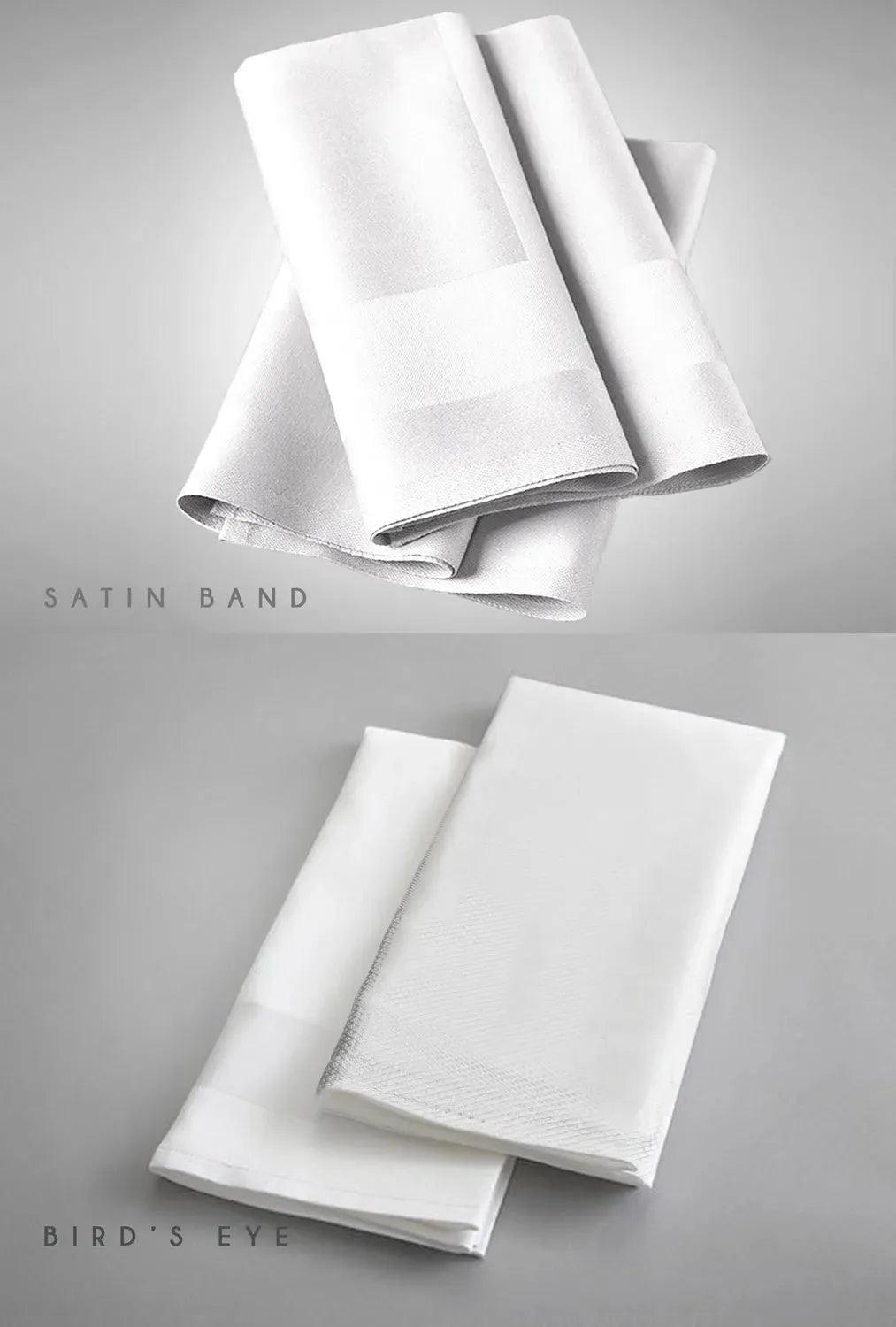 Birds Eye Table Linens with Frame Pattern - PRHOMZ