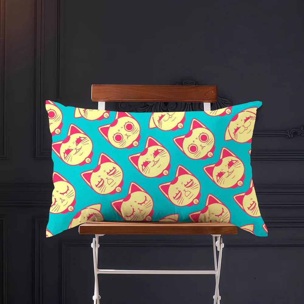 Anime Granny Pillowcase Rectangle Cushion Cover