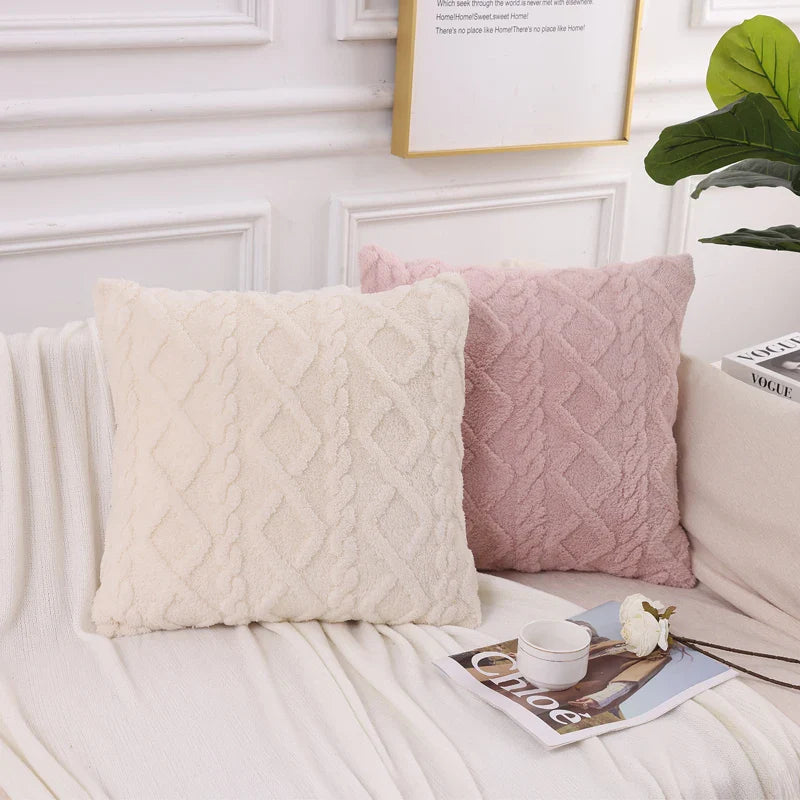 Throw Pillow Covers Soft Plush