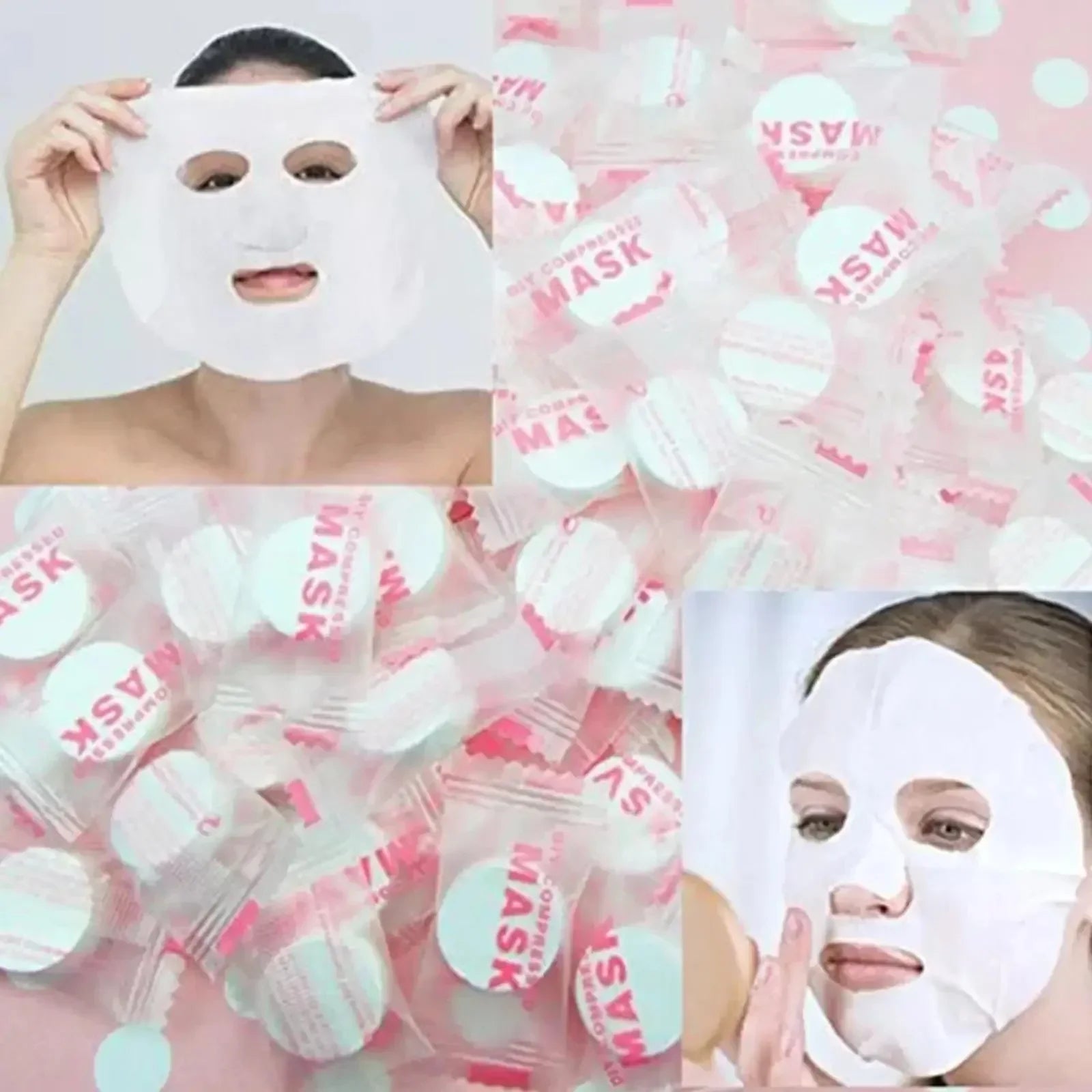 Disposable Compressed Face Mask Pack
