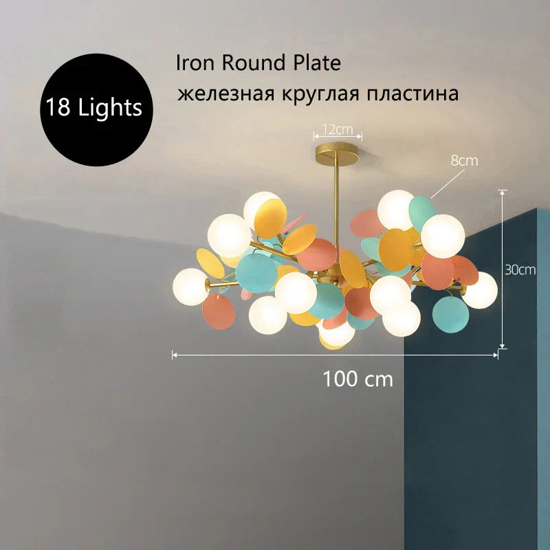 Nordic Kids Bedroom Ceiling Lamp - Modern Ceiling Light for Nursery Decor