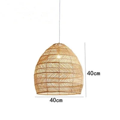 Rattan Pendant Lamp LED
