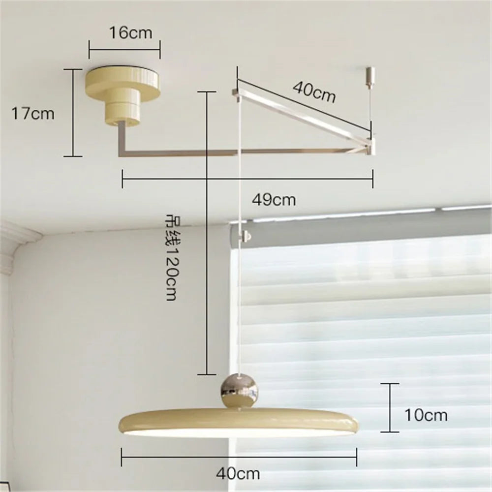 DecorBites™ Rotatable LED Pendant Light Iron