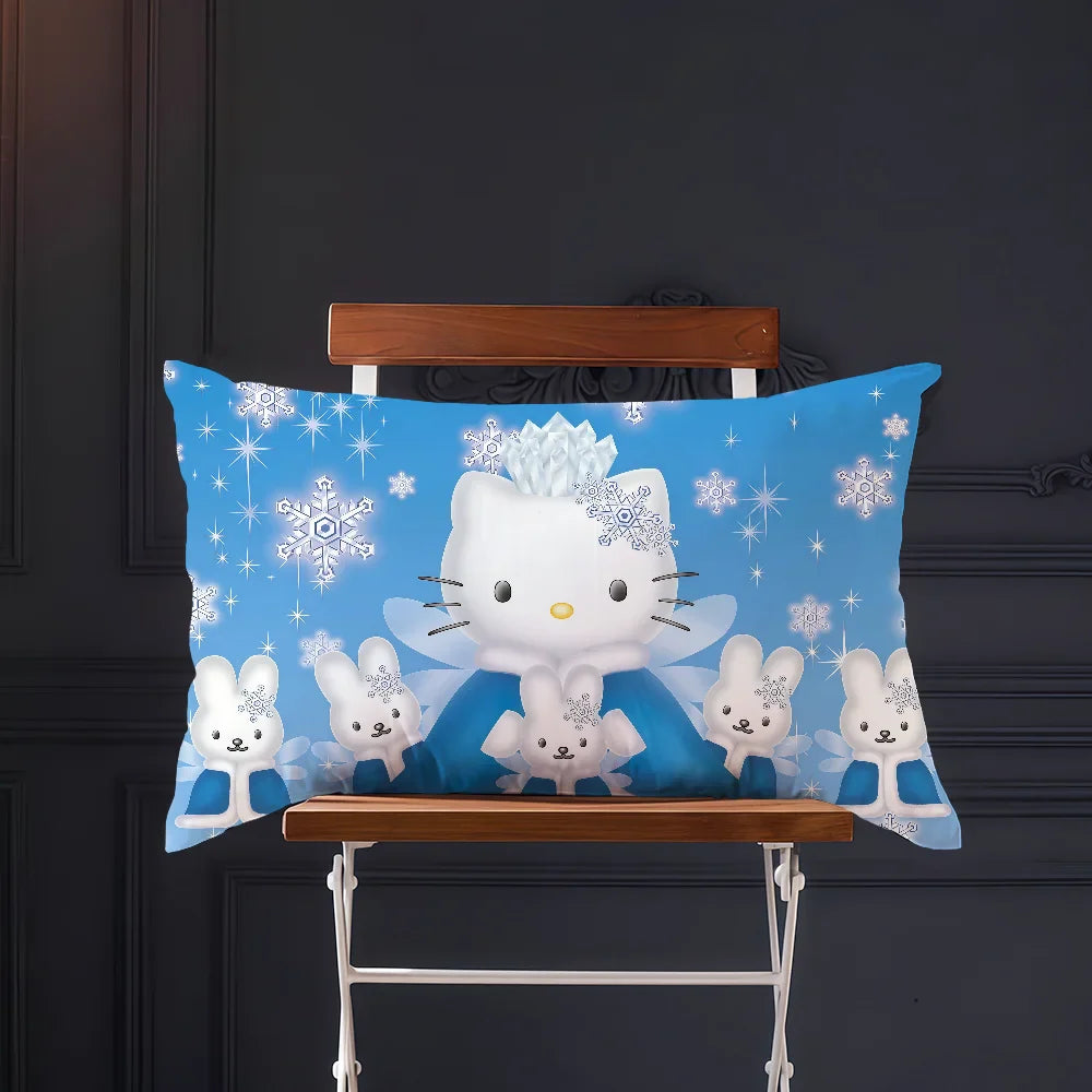 Christmas Kawaii Pillow Cover Rectangle