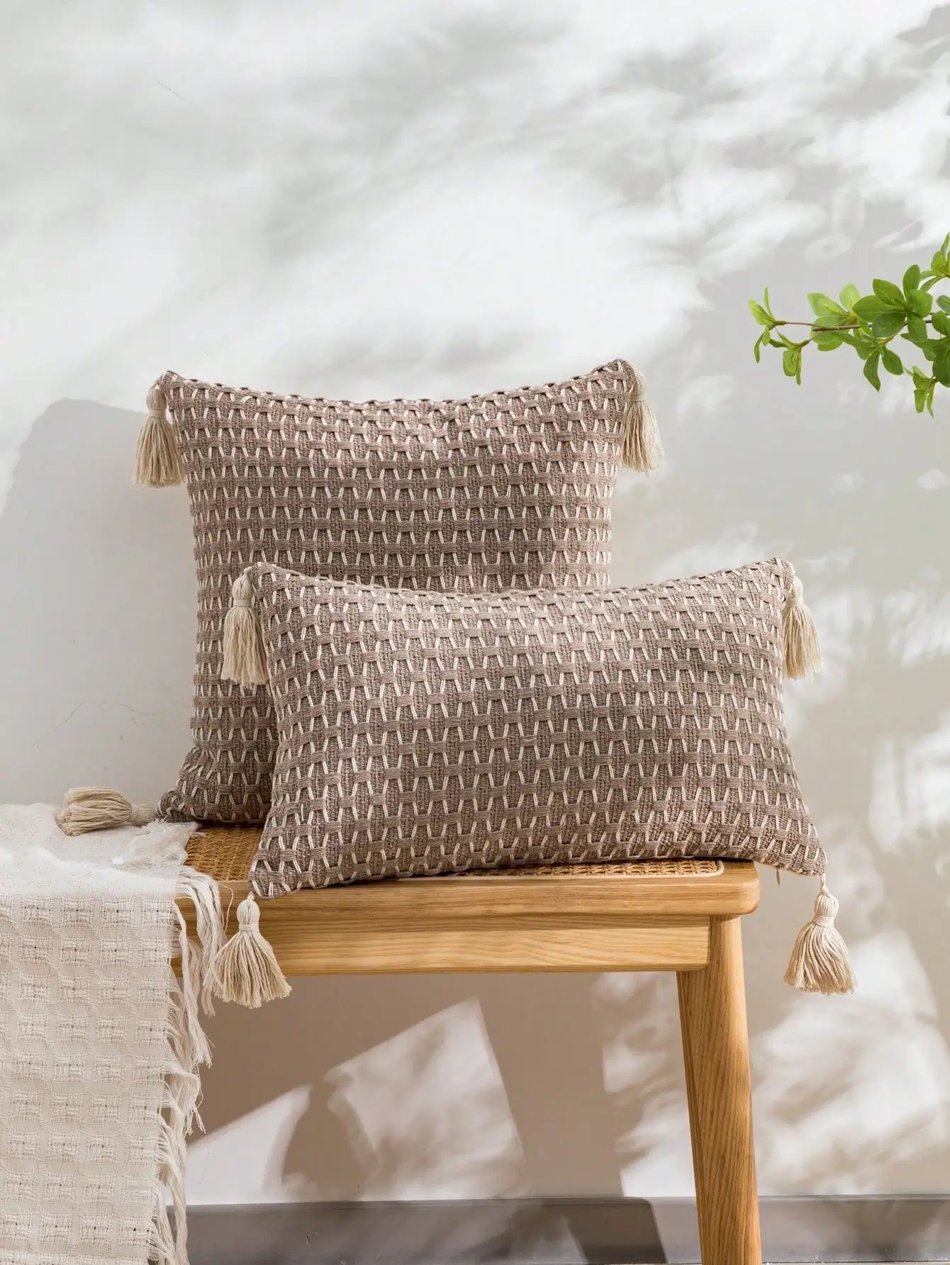 Bohemian Throw and Lumbar Pillow Covers