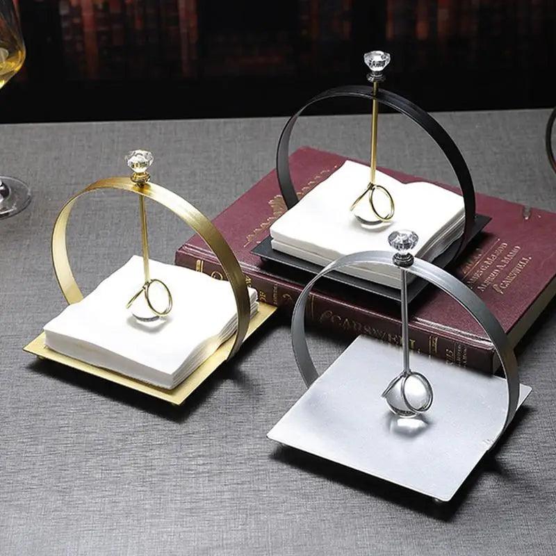 Decorative Stainless Steel Tissue Paper Holder - PRHOMZ