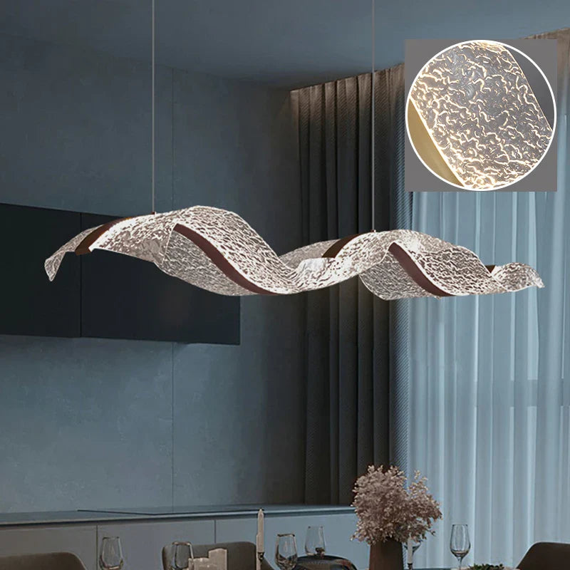 DecorBites™ Led Chandelier Long Wave Design