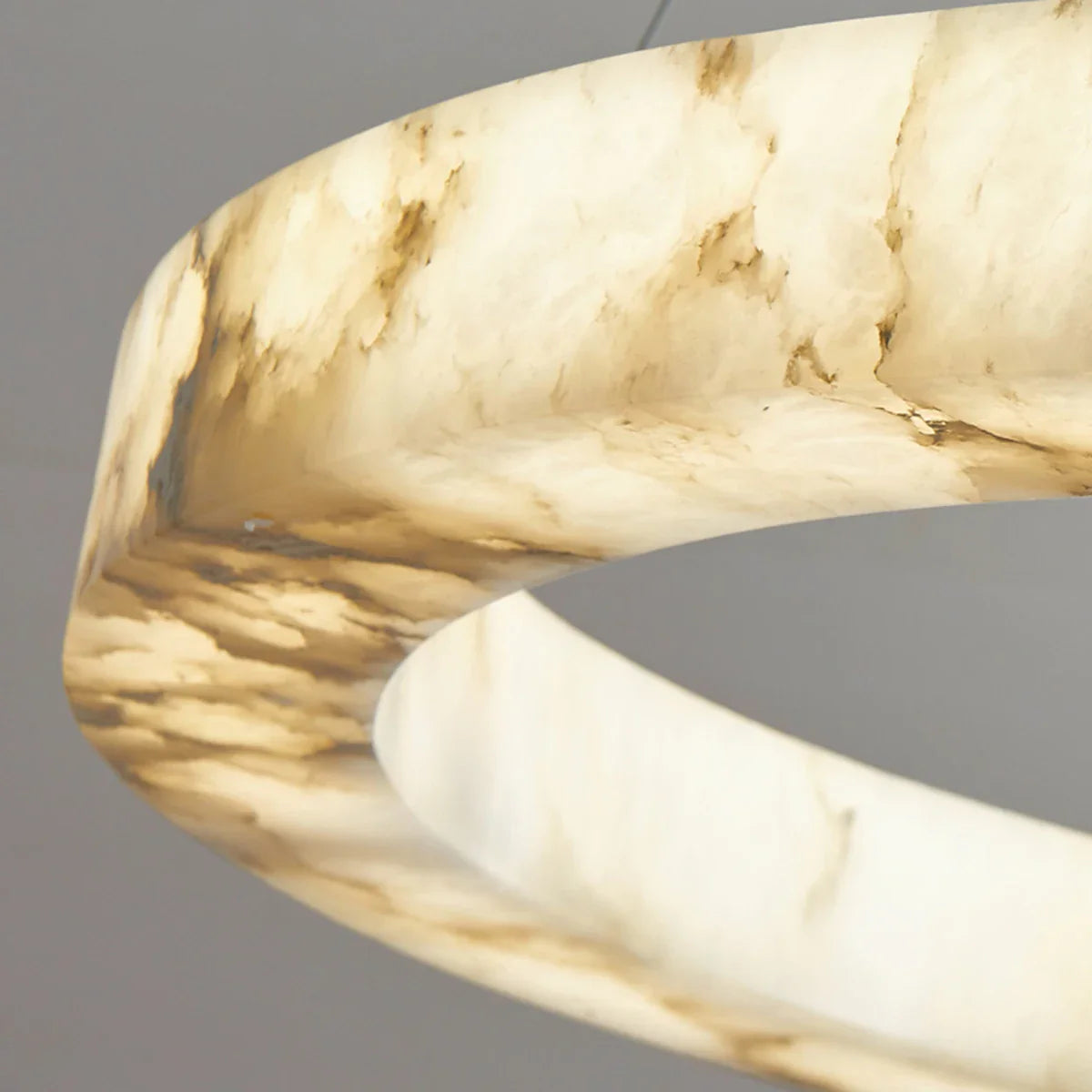 Faux Marble Pendant Light Resin