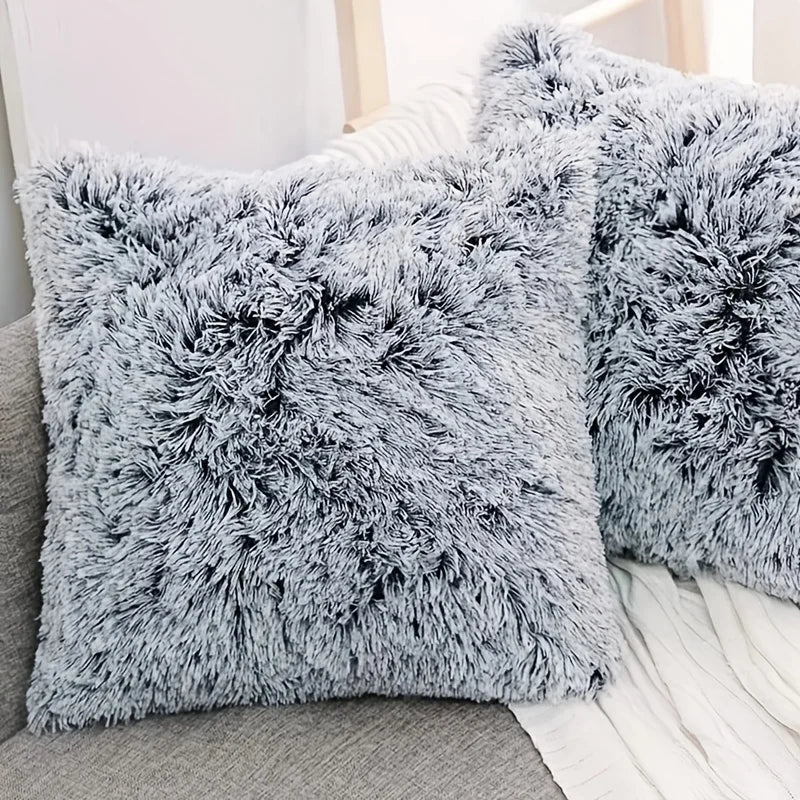 Fur Cushion Cover Plush 43x43cm