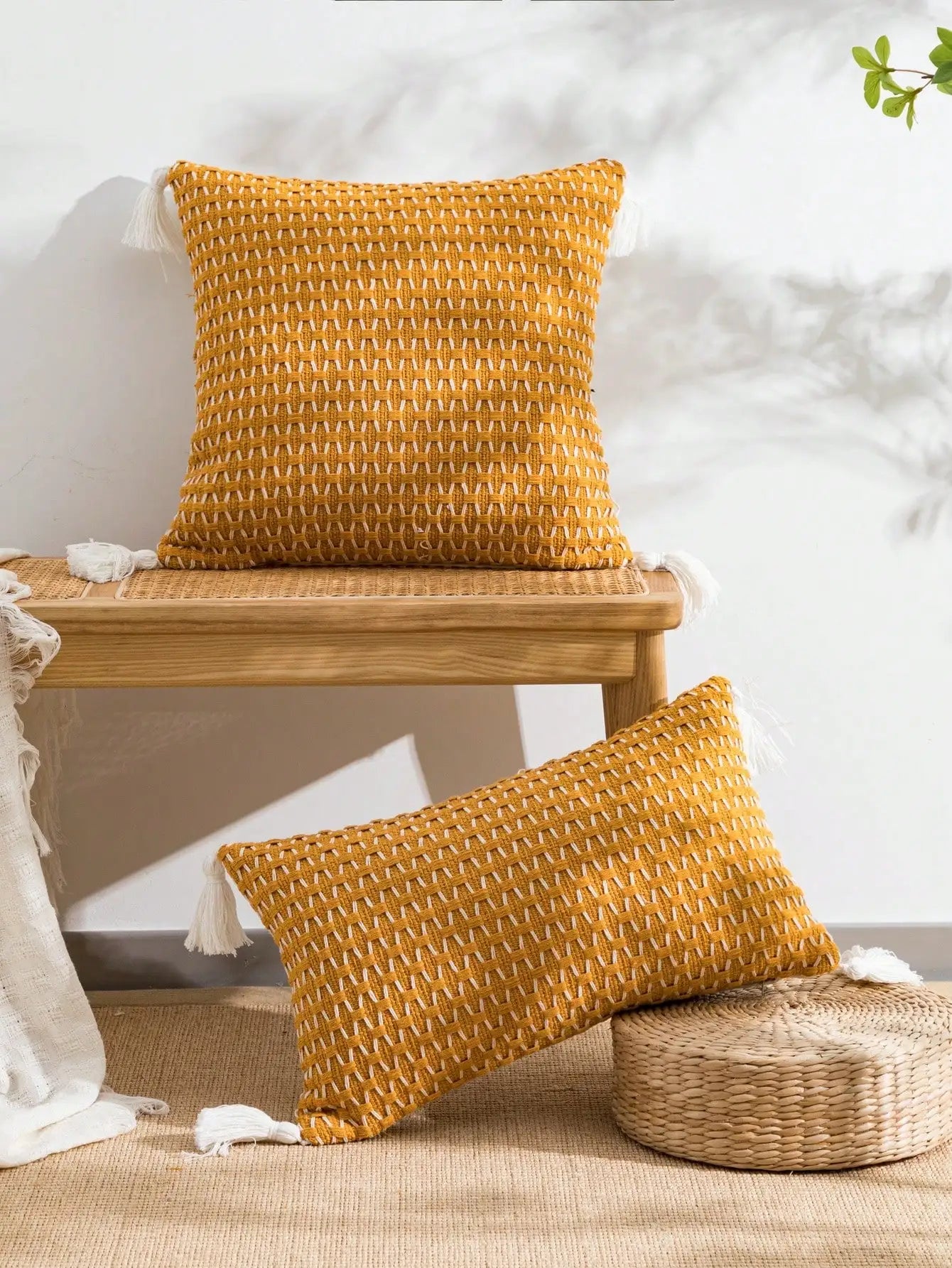 Bohemian Throw and Lumbar Pillow Covers