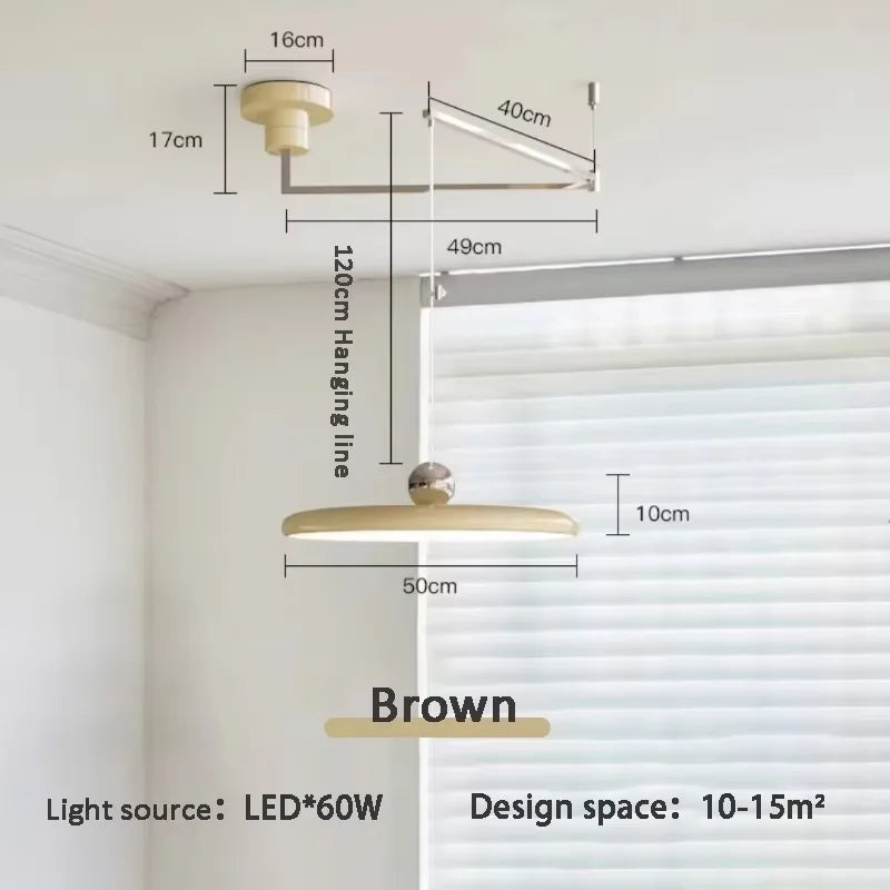 DecorBites™ Rotatable LED Pendant Light Iron