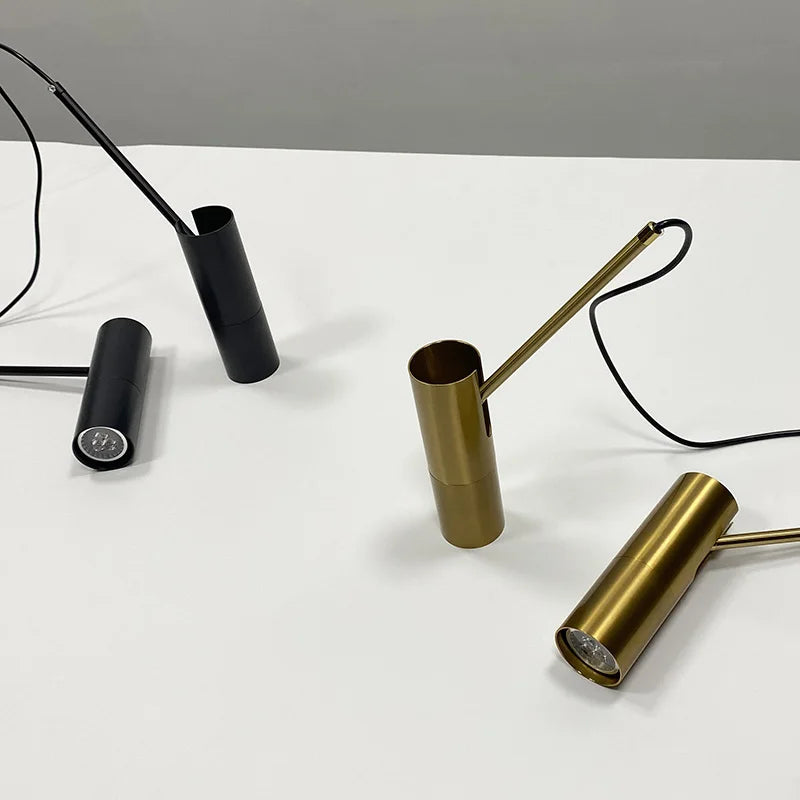 DecorBites™ Black LED Chandelier Adjustable Hanging Lamp