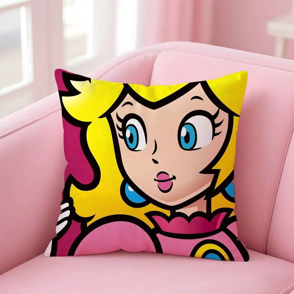 Mario Pillow Case Silky Sofa Cover
