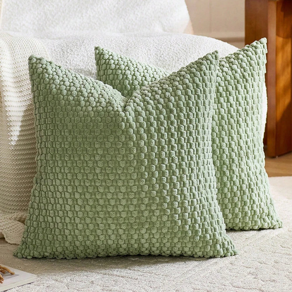 Sage Green Throw Pillow Covers Corduroy