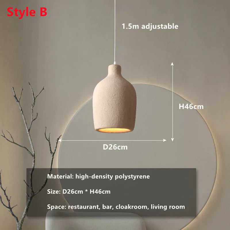 DecorBites™ LED Chandelier Cement Hanging Light