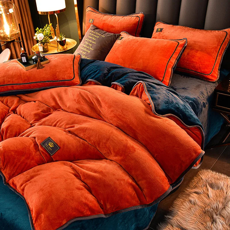 Winter Fleece Bedding Set