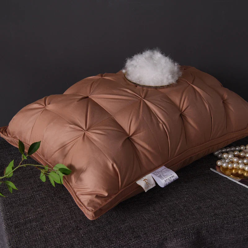 Goose Down Neck Support Pillow