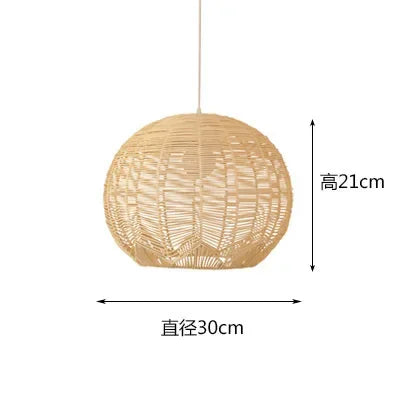 Rattan Pendant Lamp LED