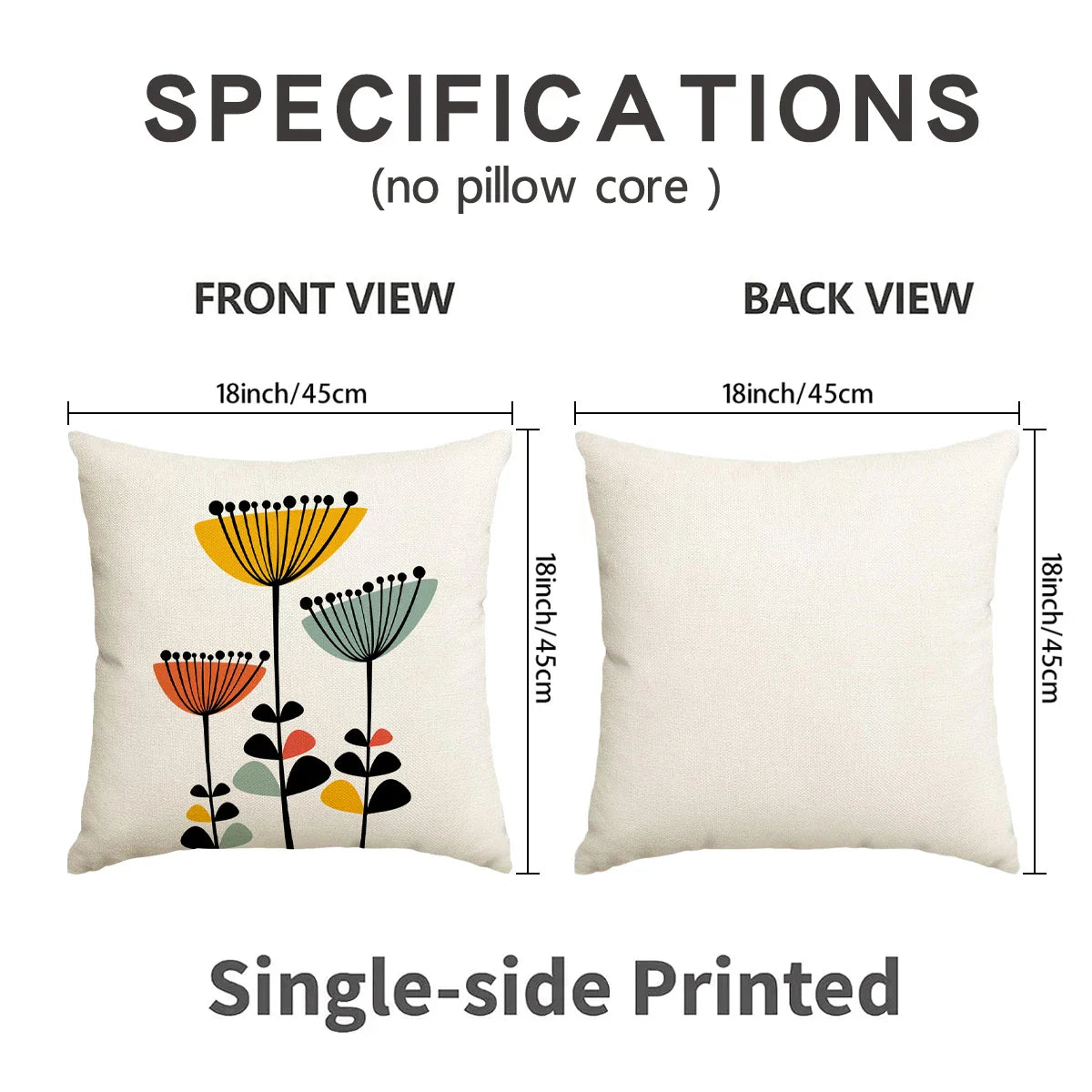 Floral Cushion Covers Bohemian Decor