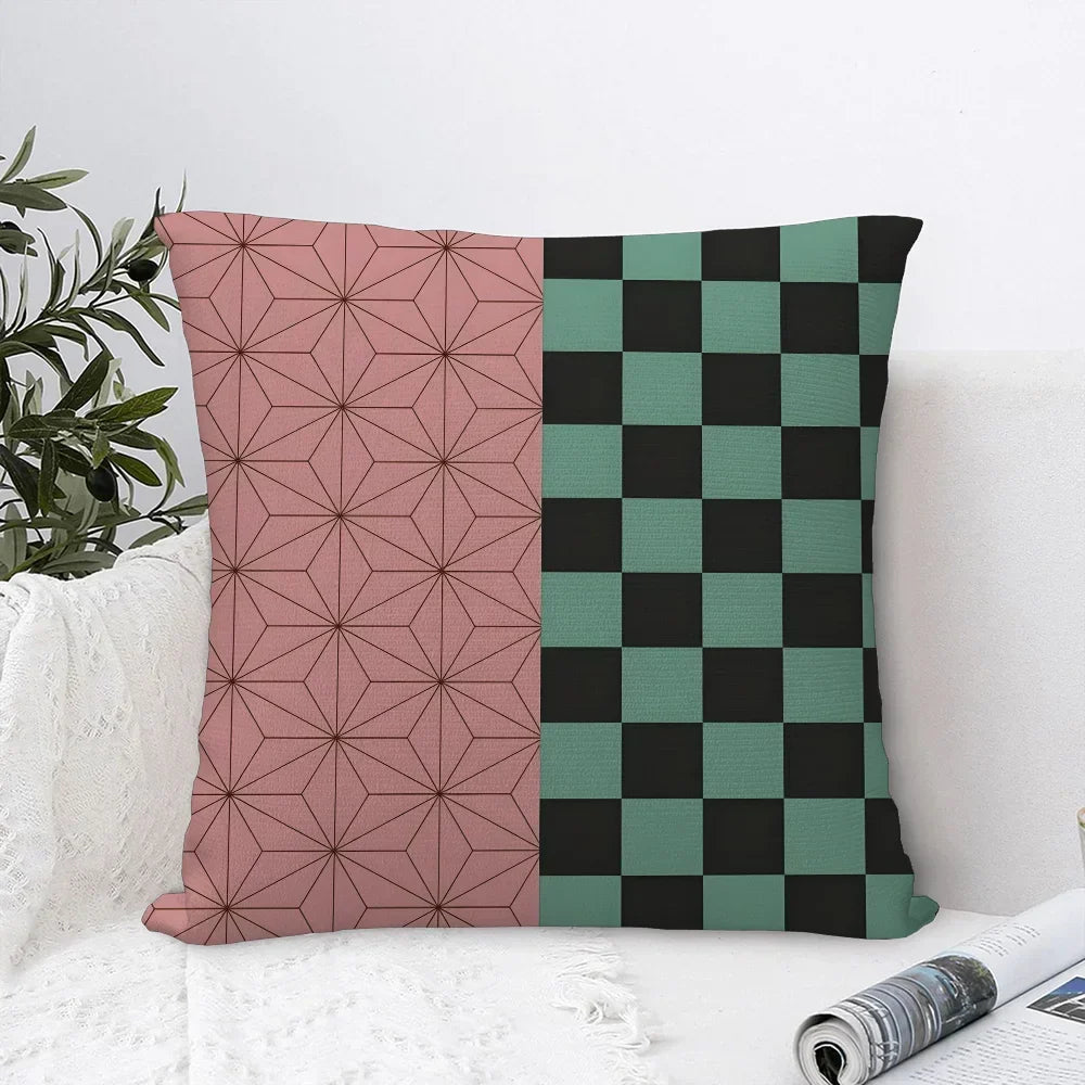 Demon Slayer Pillow Case Plush Fabric