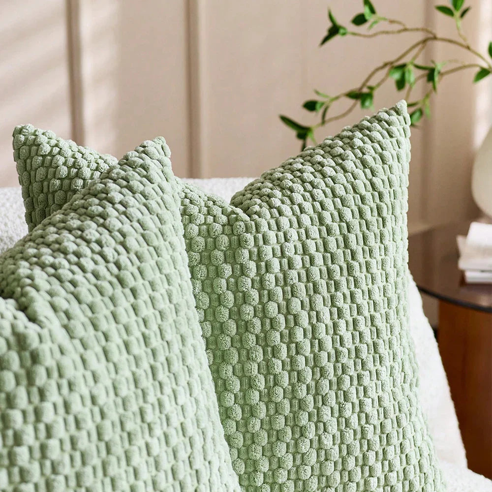 Sage Green Throw Pillow Covers Corduroy