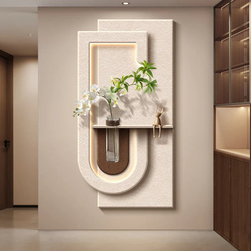 Dlight Decor LED Green Vase Wall Light for Hallways