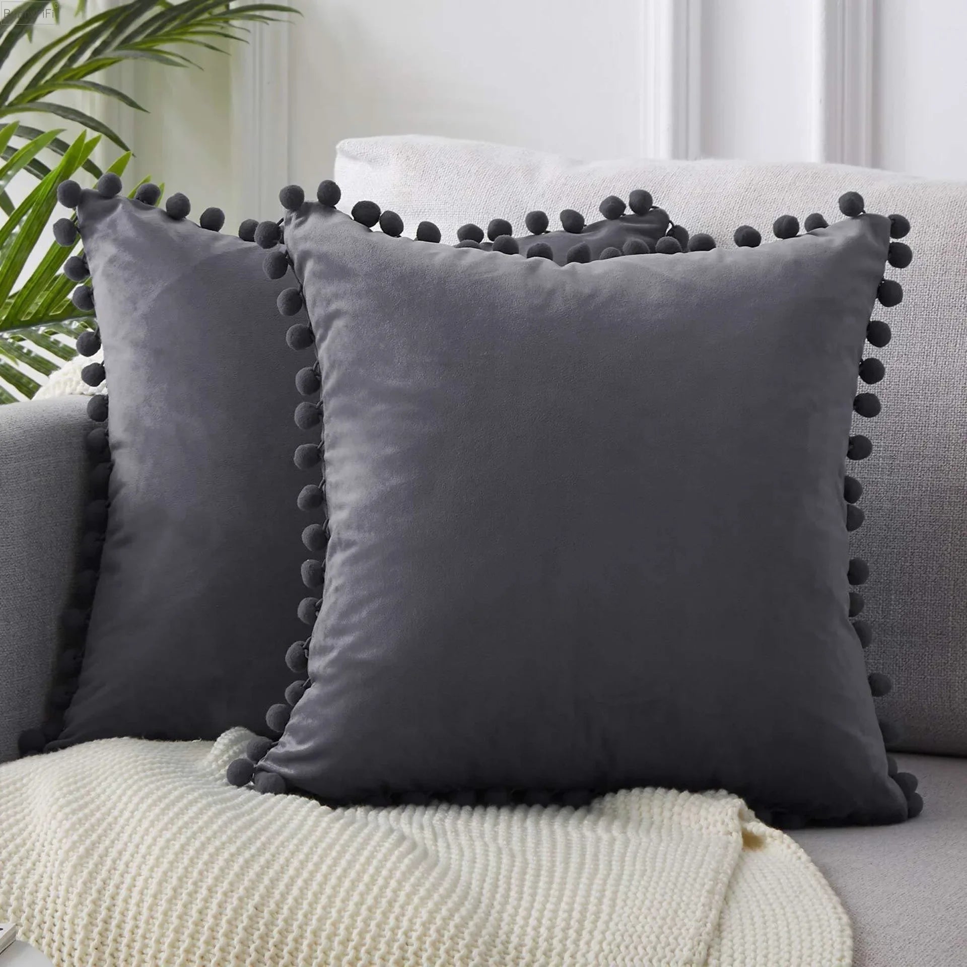 Velvet Cushion Cover Soft Pillowcases