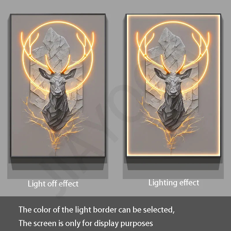 Dlight Decor Reindeer Wall Glow for Luxe Entry Spaces