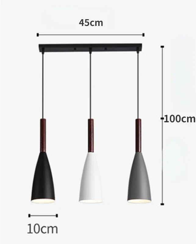 Pendant Light Nordic Minimalist 3 Heads