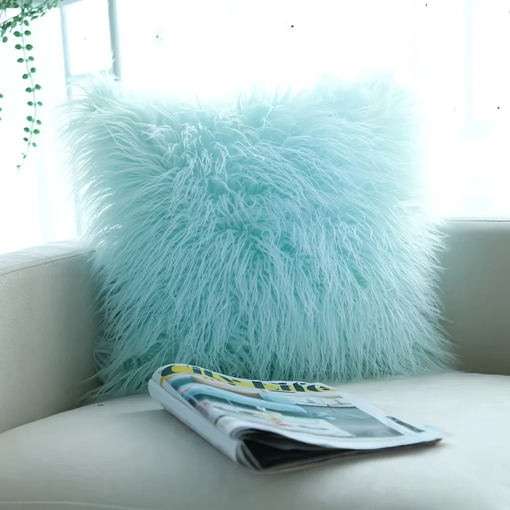Faux Fur Throw Pillow Cover Luxury