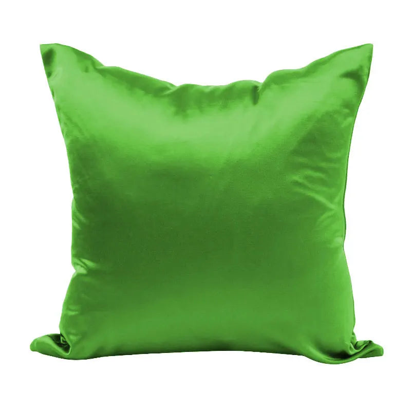 Satin Pillowcase Cover Smooth Cushion