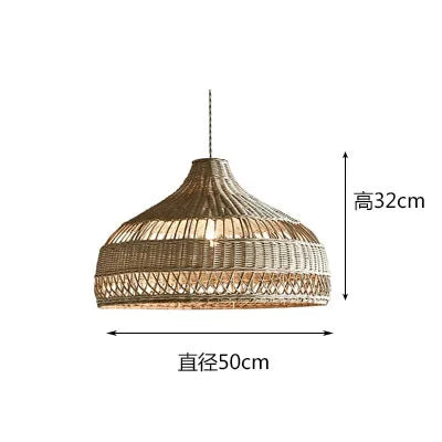 Rattan Pendant Lamp LED