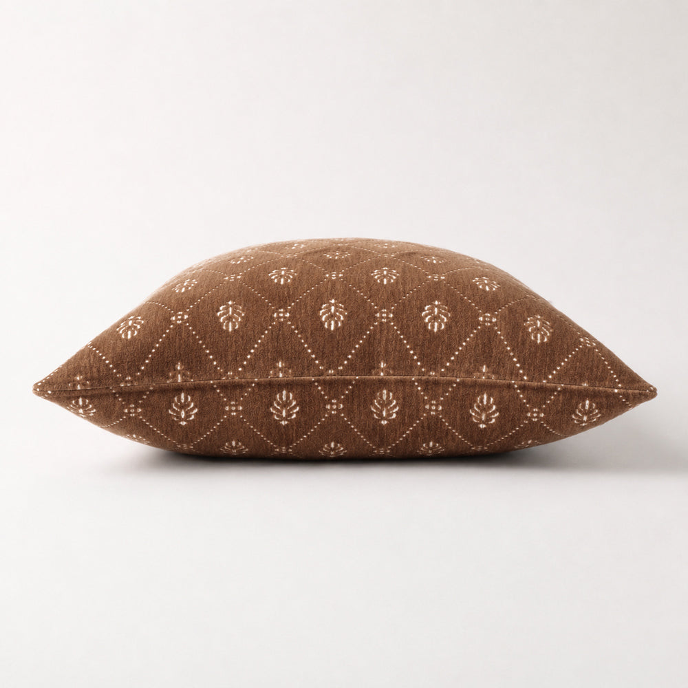 Scarlett Caramel Diamond Trellis Pillow Cover