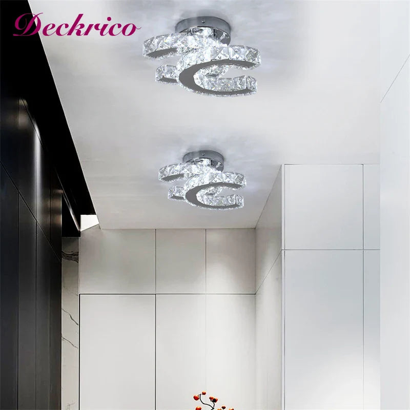 DecorBites™ Ceiling Chandelier Crystal LED Fixture