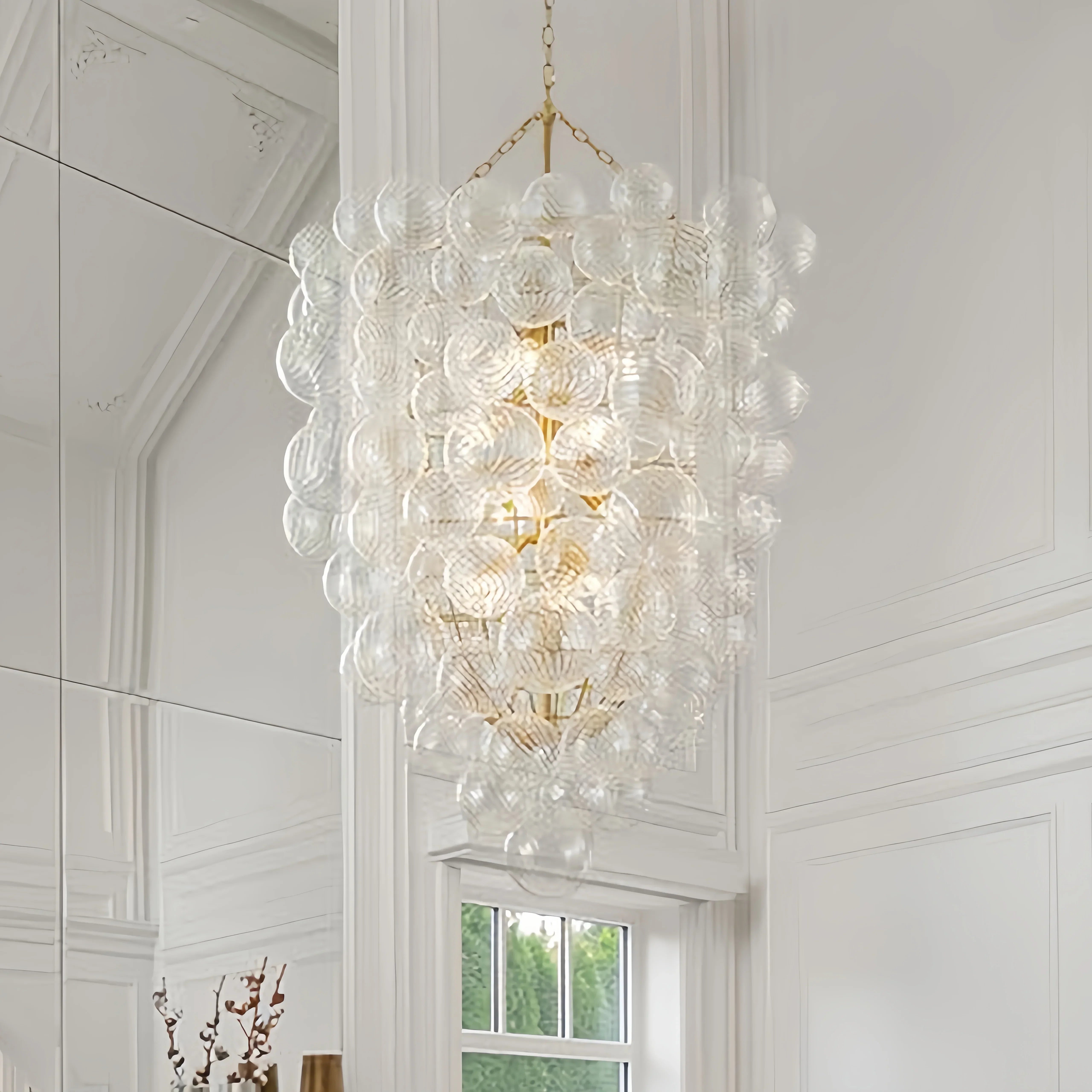 Glass Chandelier LED Decorative Fixture