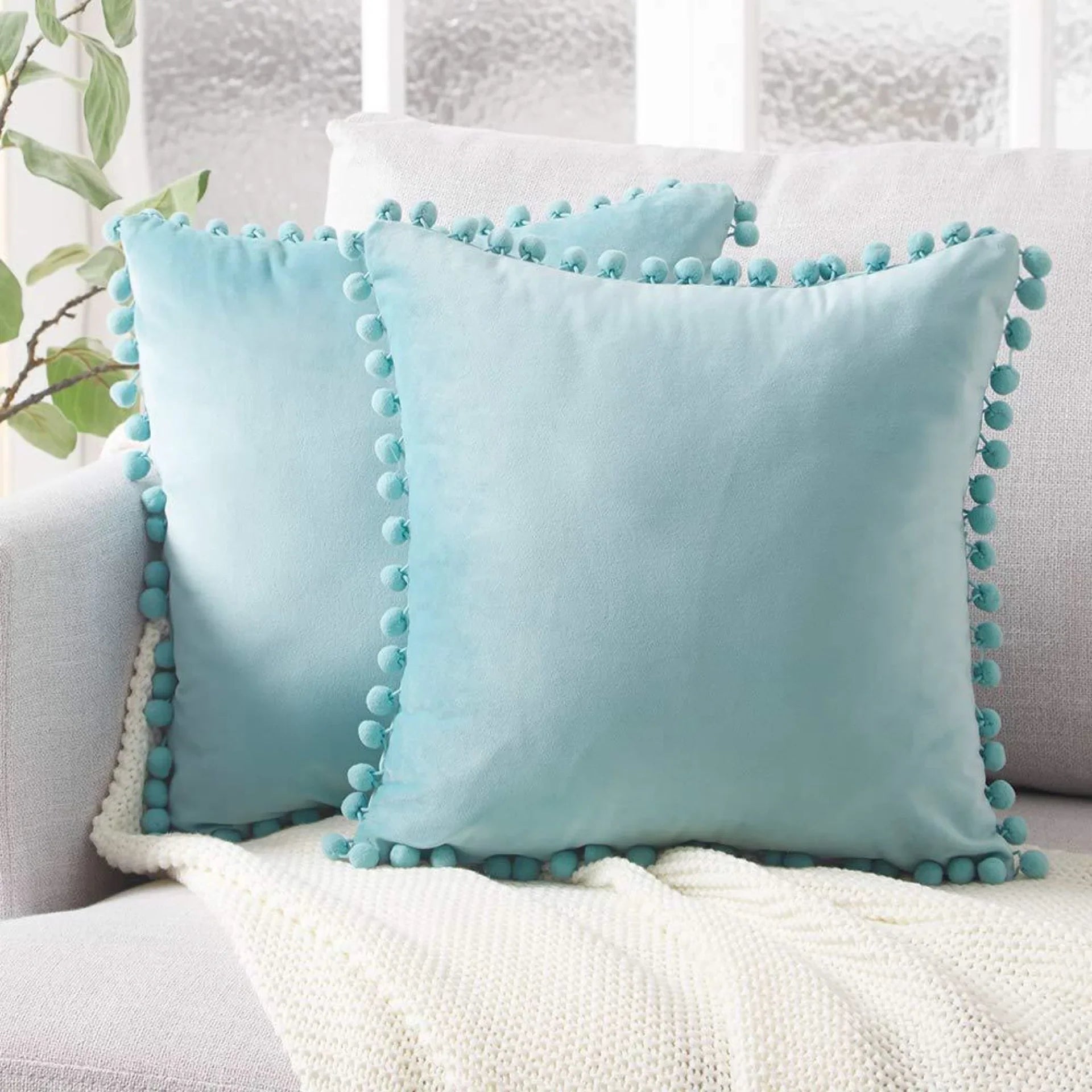 Velvet Cushion Cover Soft Pillowcases