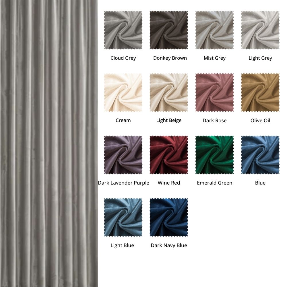 Scolace Glorious Velvet Thermal Curtains