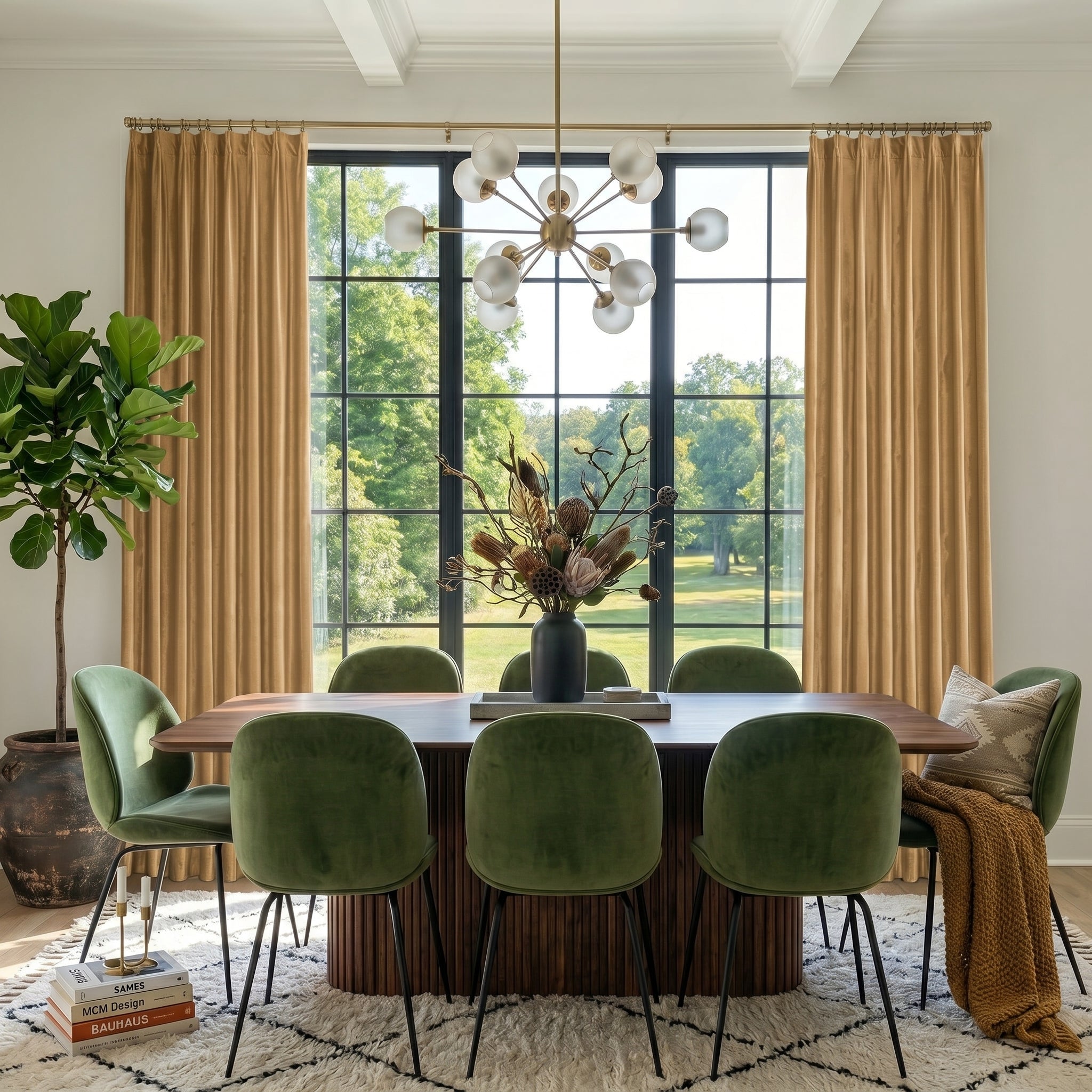 Scolace Glorious Velvet Thermal Curtains