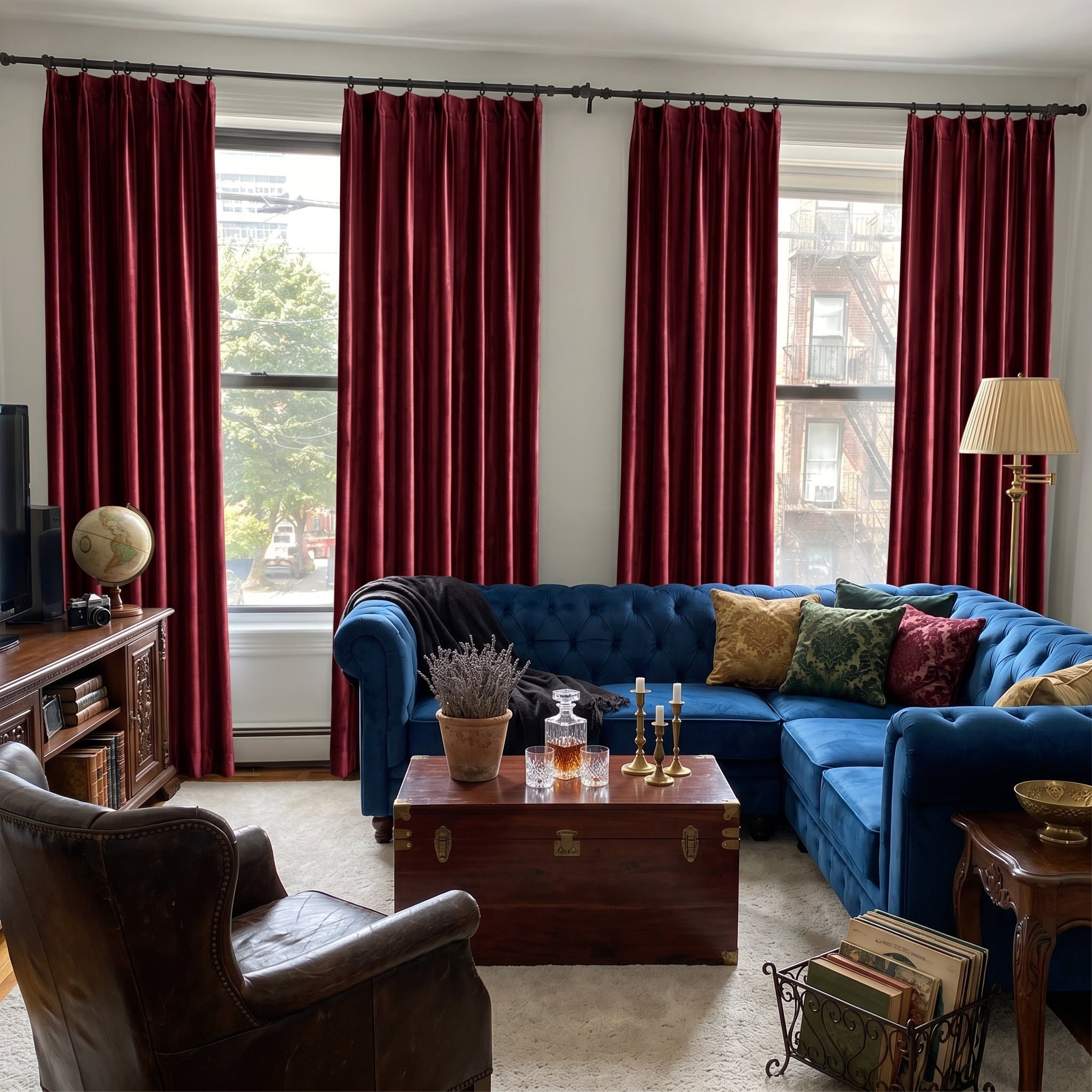 Scolace Glorious Velvet Thermal Curtains