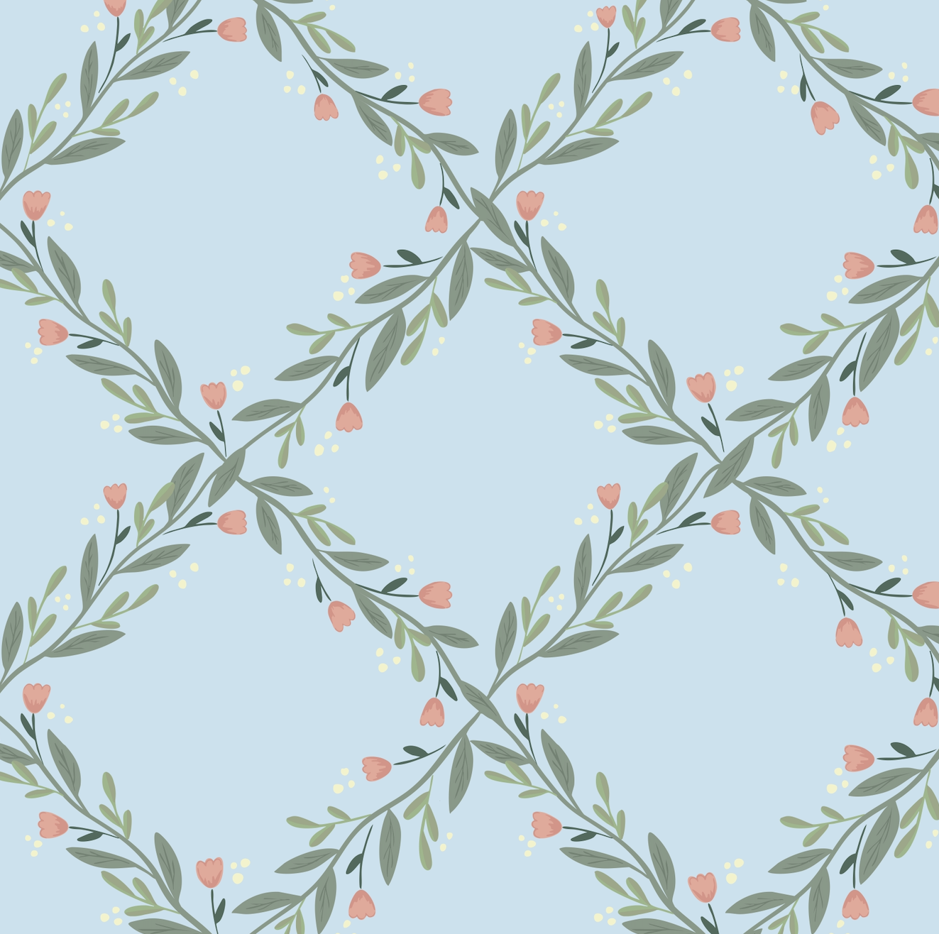 Nyla Wallpaper by Jackie Jean Design