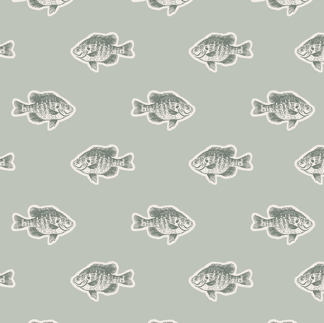 Mahi Wallpaper by Kim Hallquist Designs