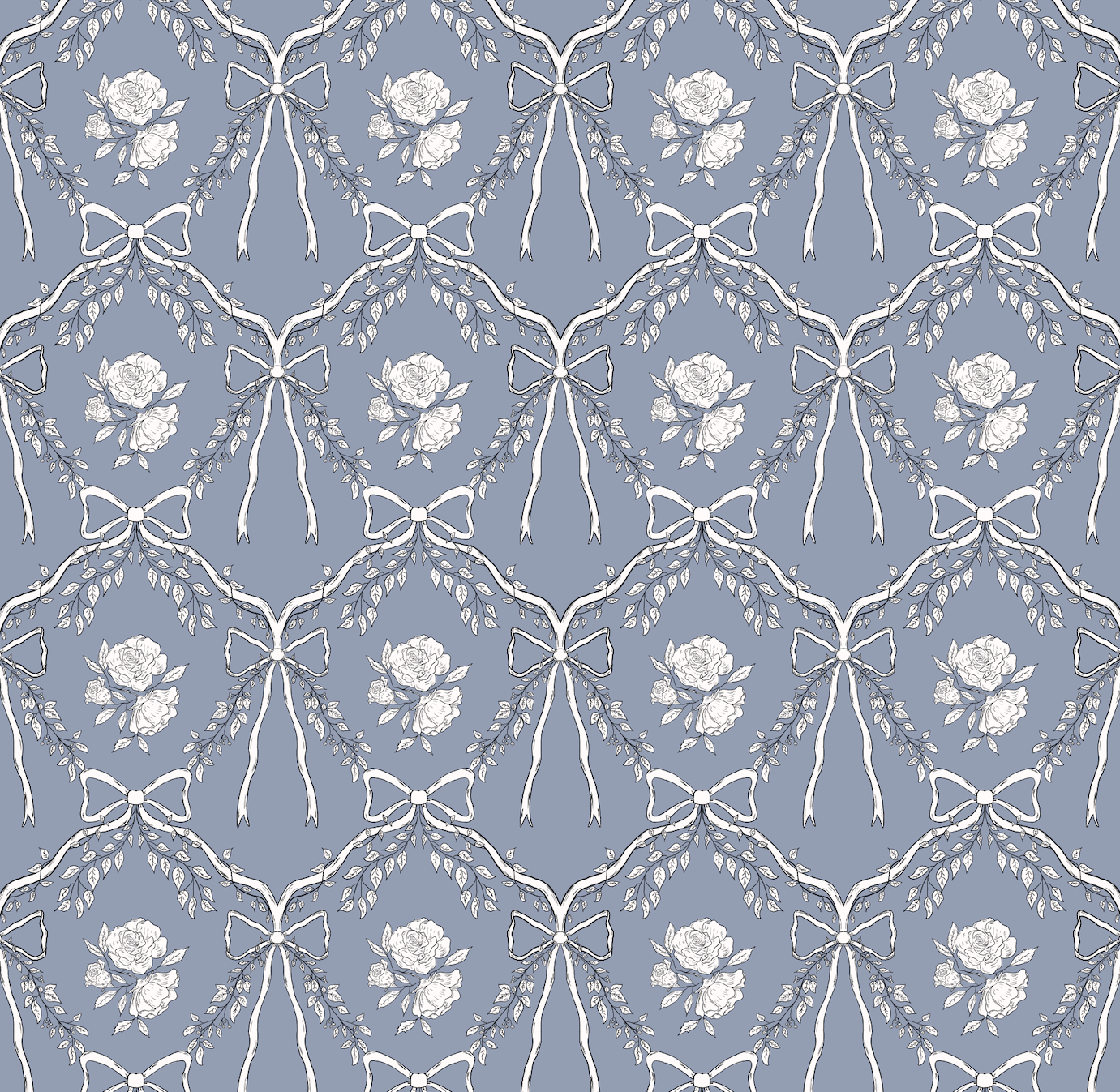 Lysa Wallpaper by Painted Hawk Design