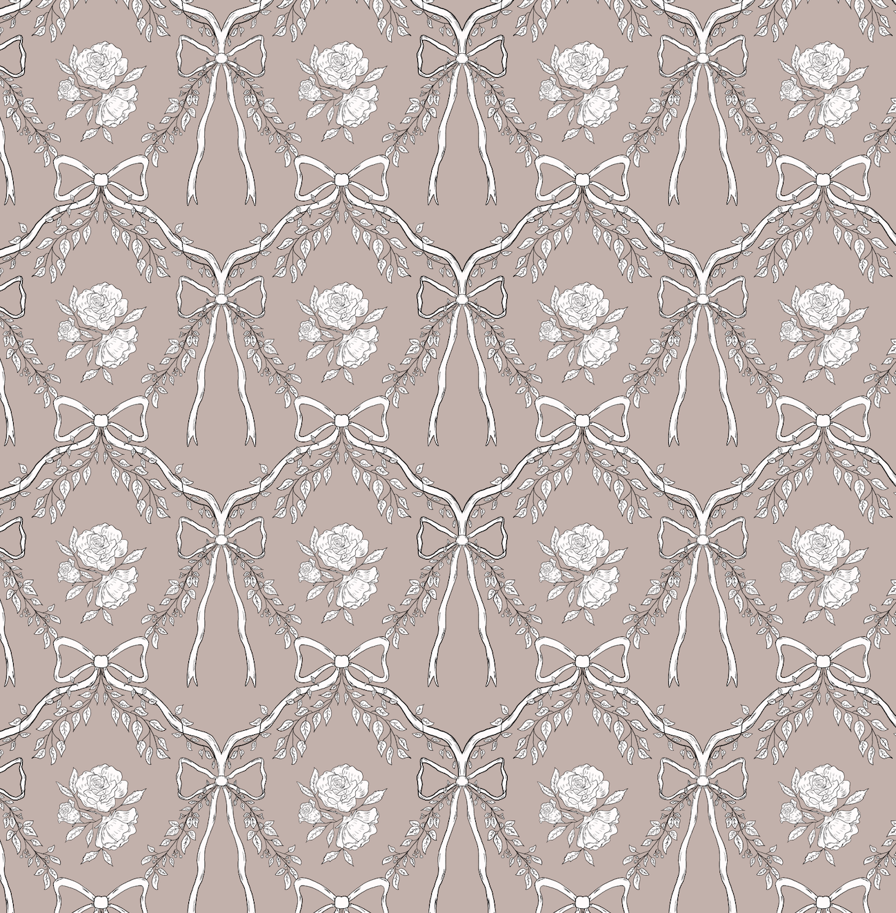 Lysa Wallpaper by Painted Hawk Design