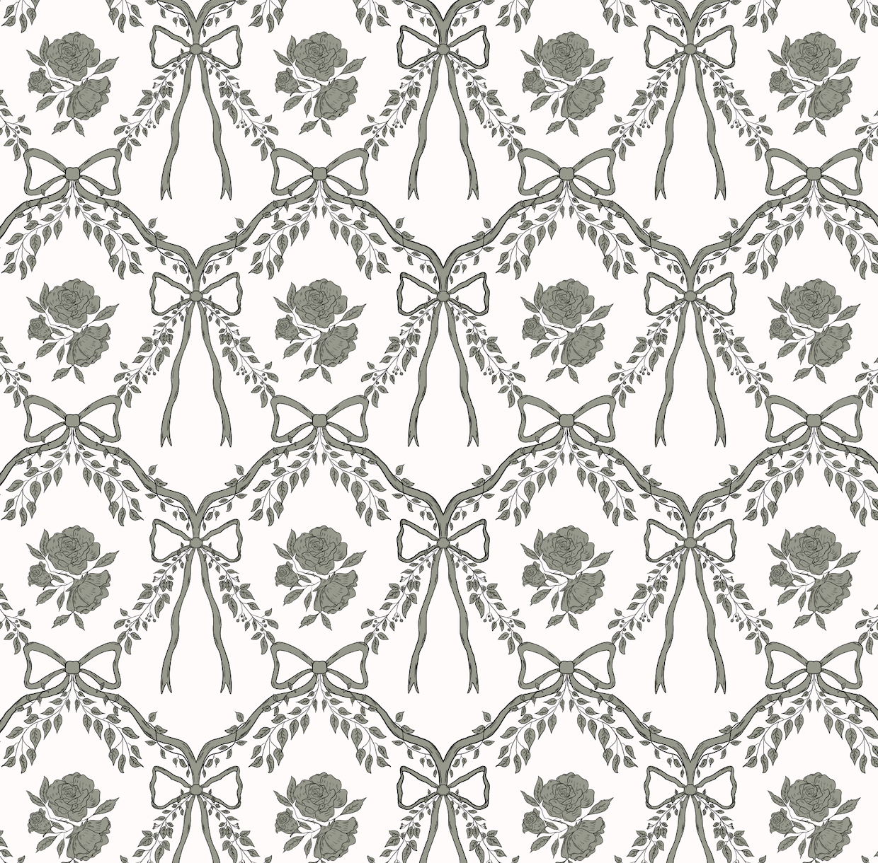 Lysa Wallpaper by Painted Hawk Design