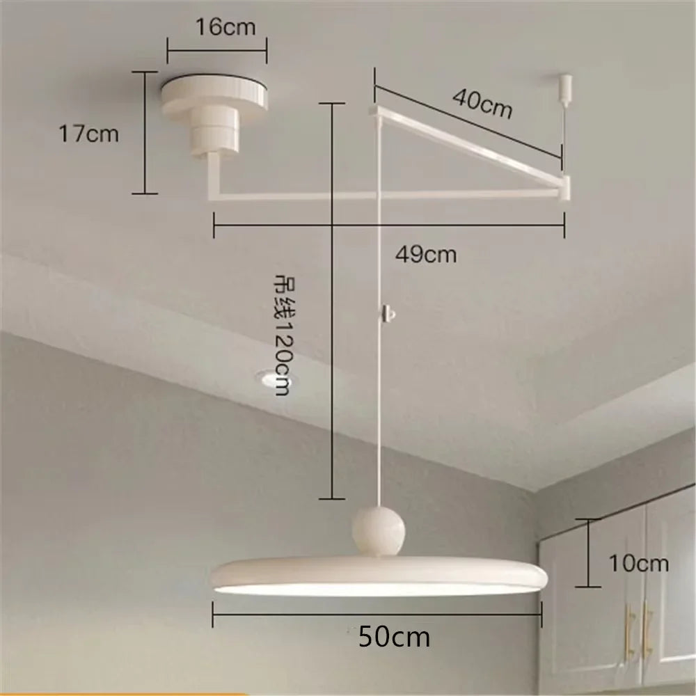 DecorBites™ Rotatable LED Pendant Light Iron