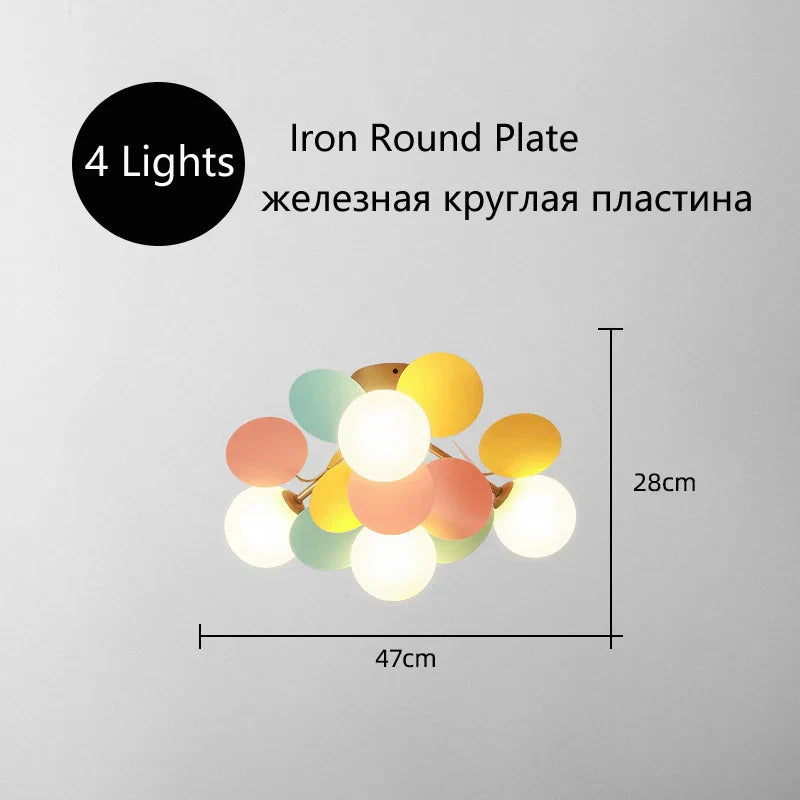 Nordic Kids Bedroom Ceiling Lamp - Modern Ceiling Light for Nursery Decor