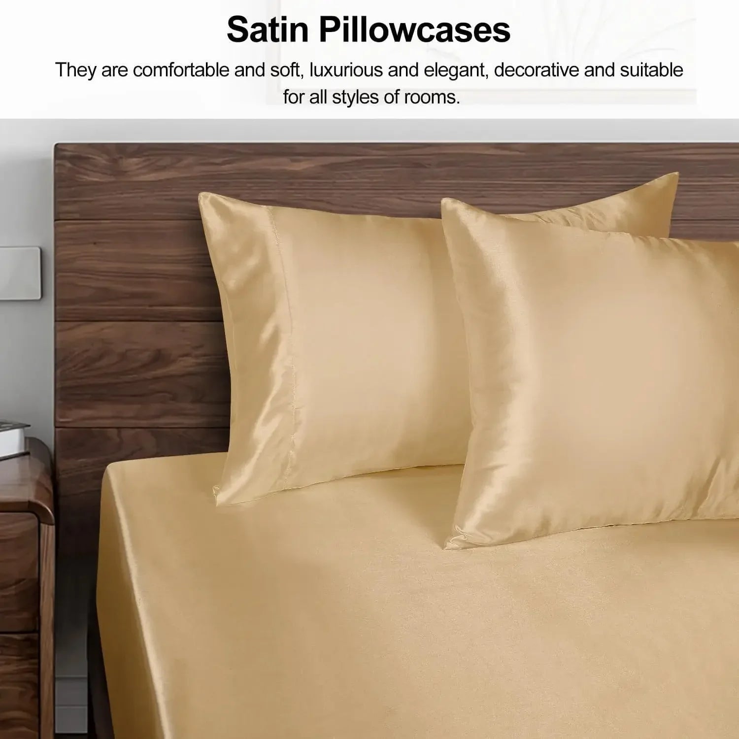 Satin Pillowcase Silky Soft Cover